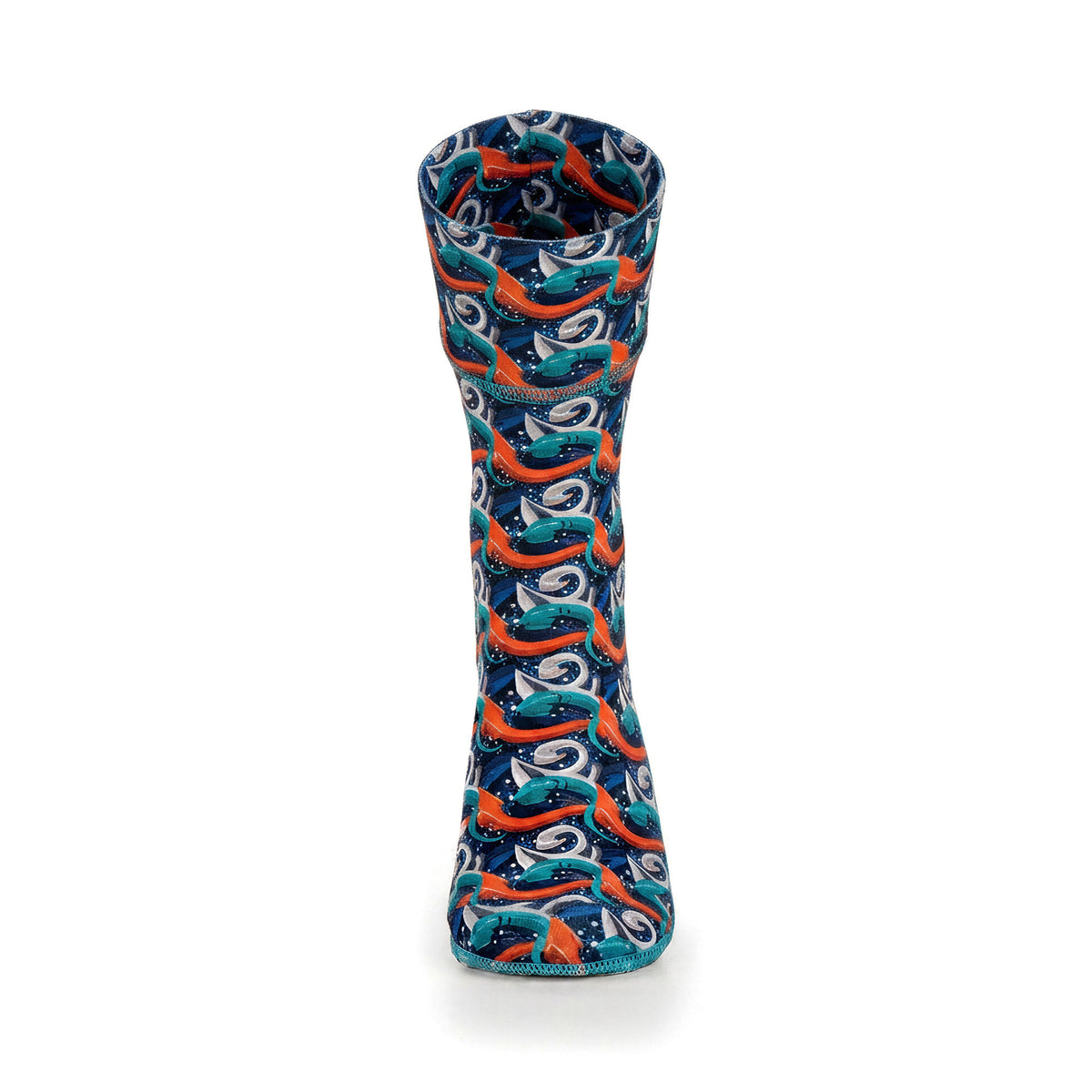 NOMADS Arrow Frenzy kids' beach socks, front view