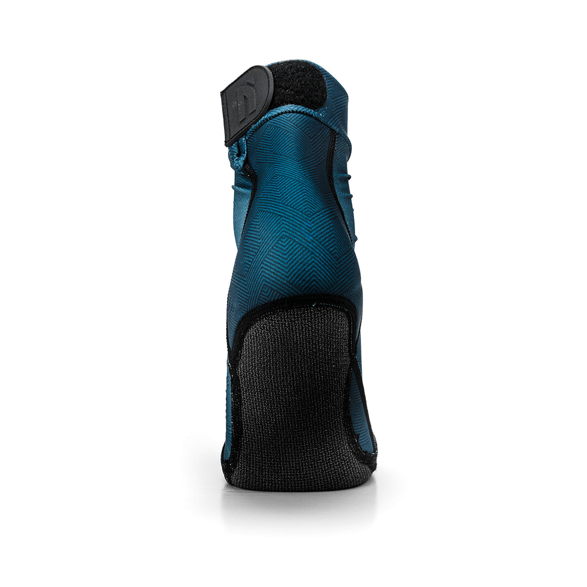 NOMADS Chevron Blue men's beach socks, back view