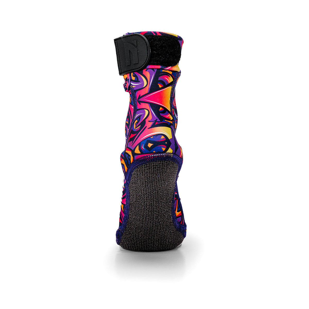NOMADS Graffiti Tags kids' beach socks, back view
