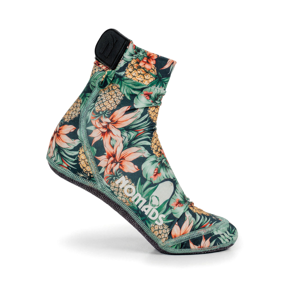 NOMADS Pineapple Paradise women's beach socks, side profile