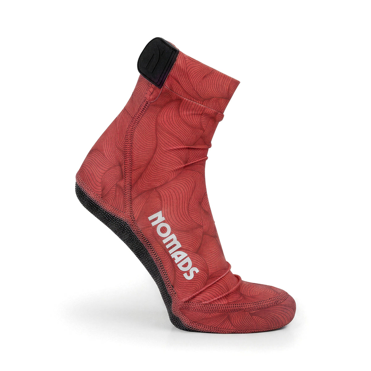 NOMADS Coral Wave women's beach socks, side profile