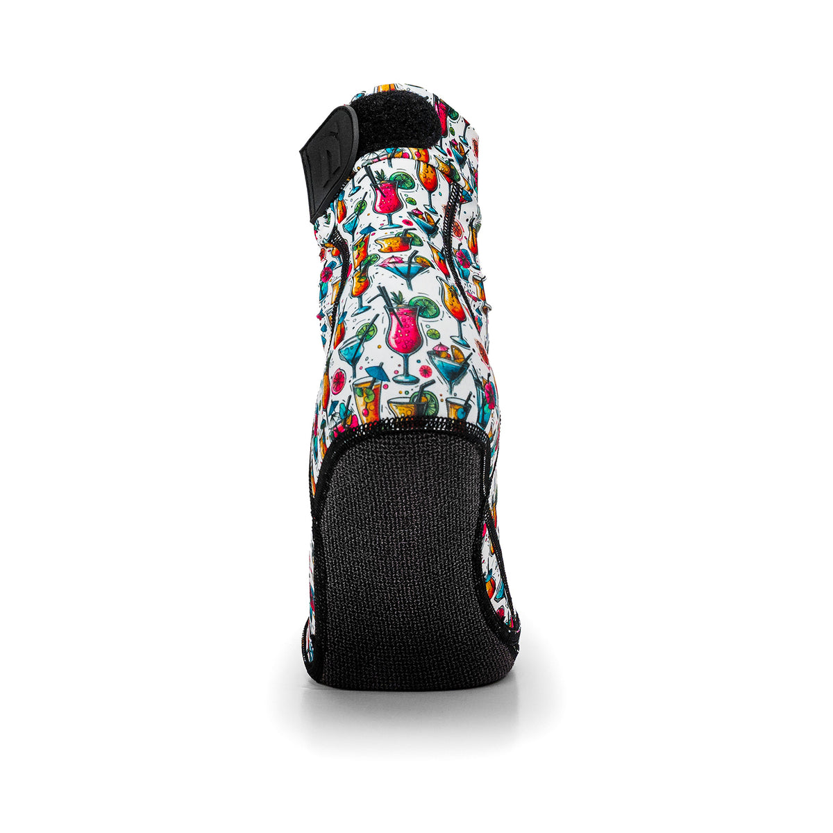 NOMADS Happy Hour men's beach socks, back view