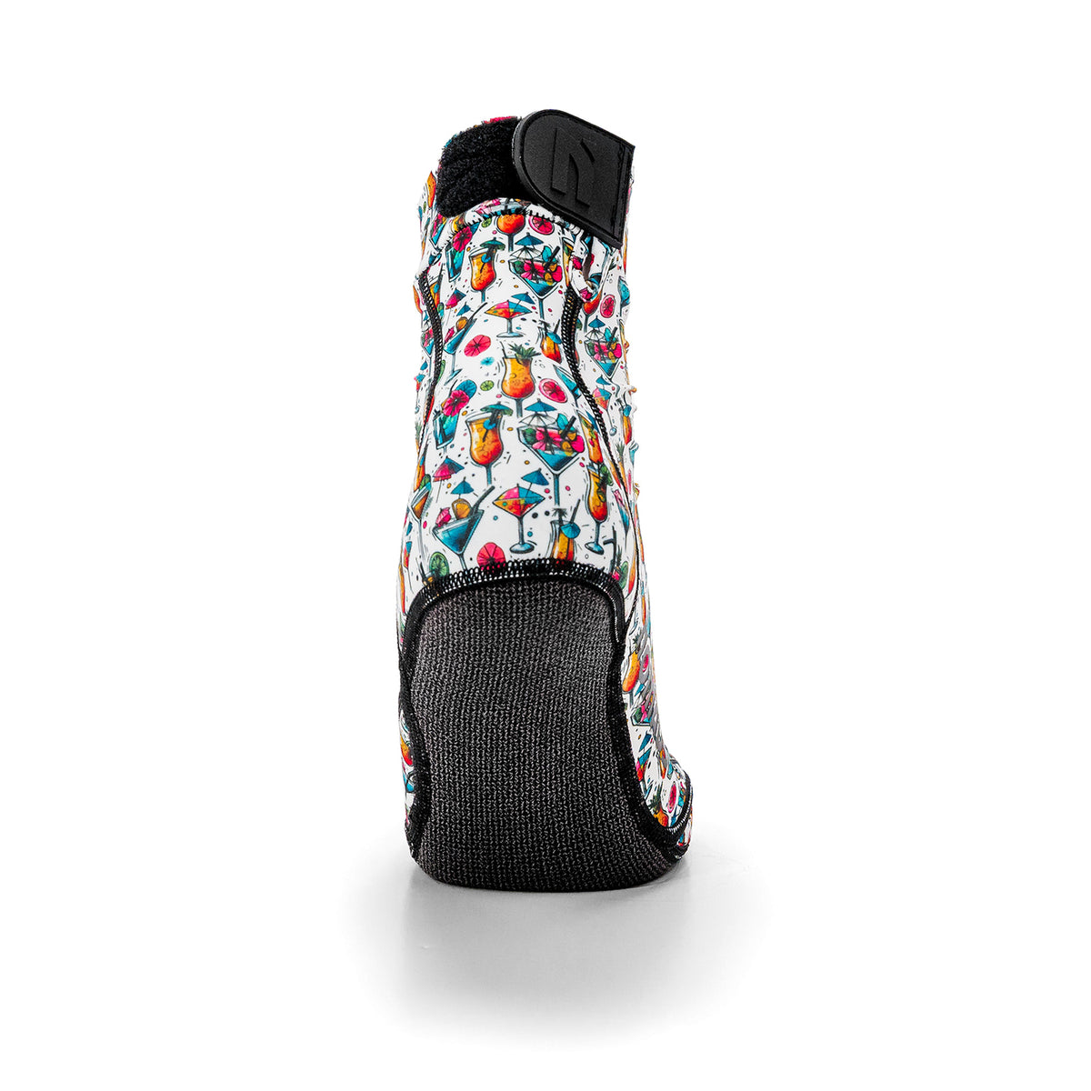 NOMADS Happy Hour men's beach socks, back view
