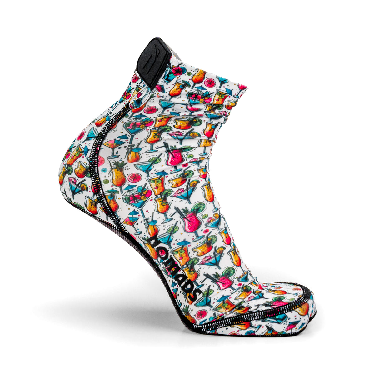 NOMADS Happy Hour men's beach socks, side profile