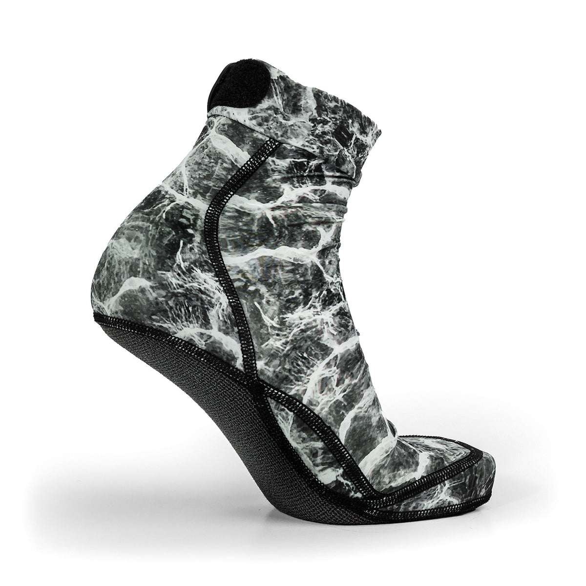 NOMADS Stone Ripple men's beach socks, angled side view