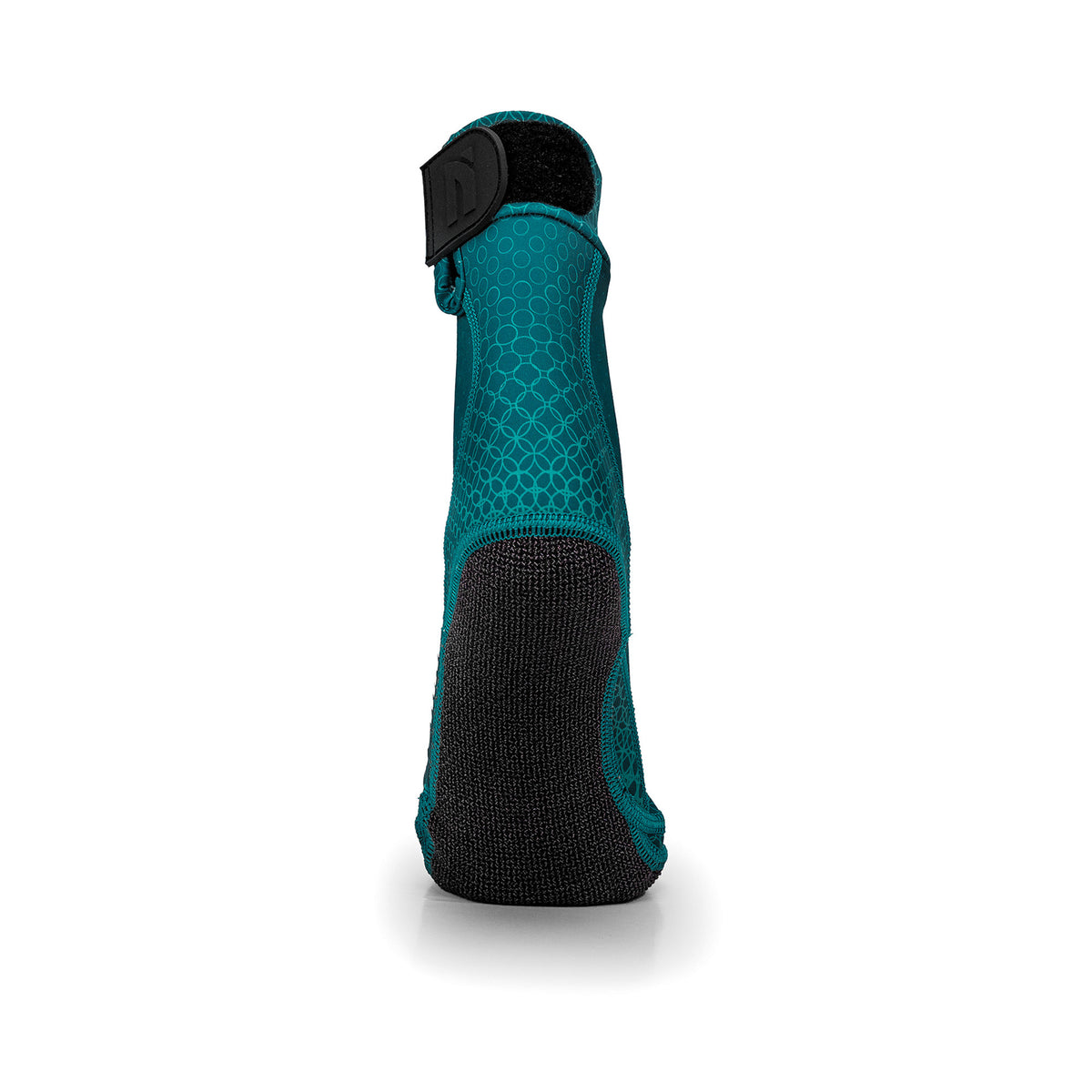NOMADS Tidal Teal women's beach socks, back view