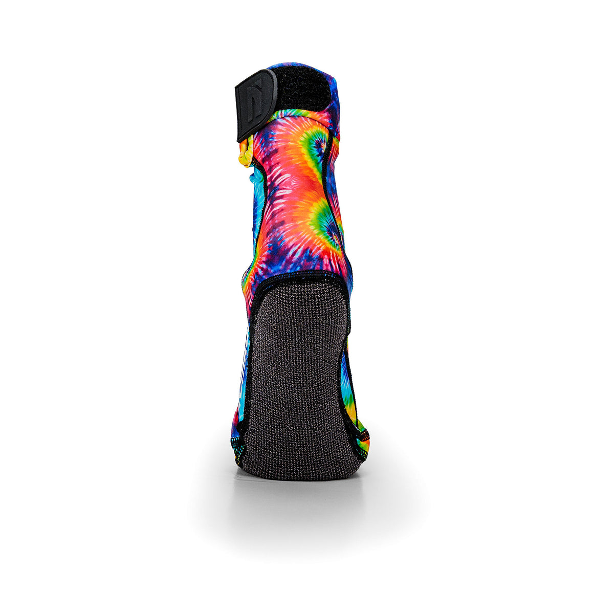 NOMADS Tie Dye women's beach socks, back view