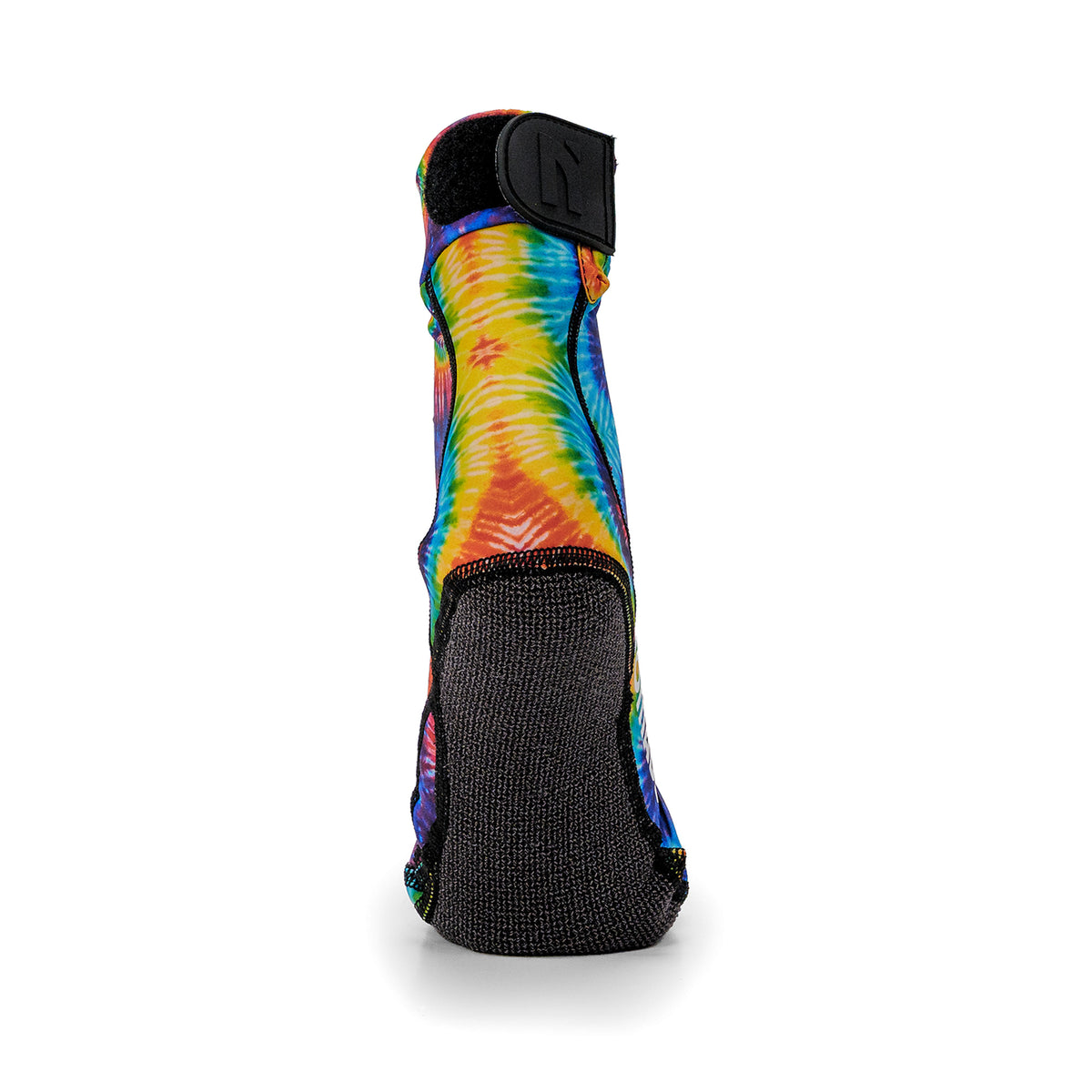 NOMADS Tie Dye women's beach socks, back view