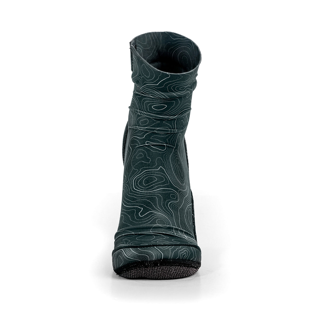 NOMADS Topo Map men's beach socks, front view