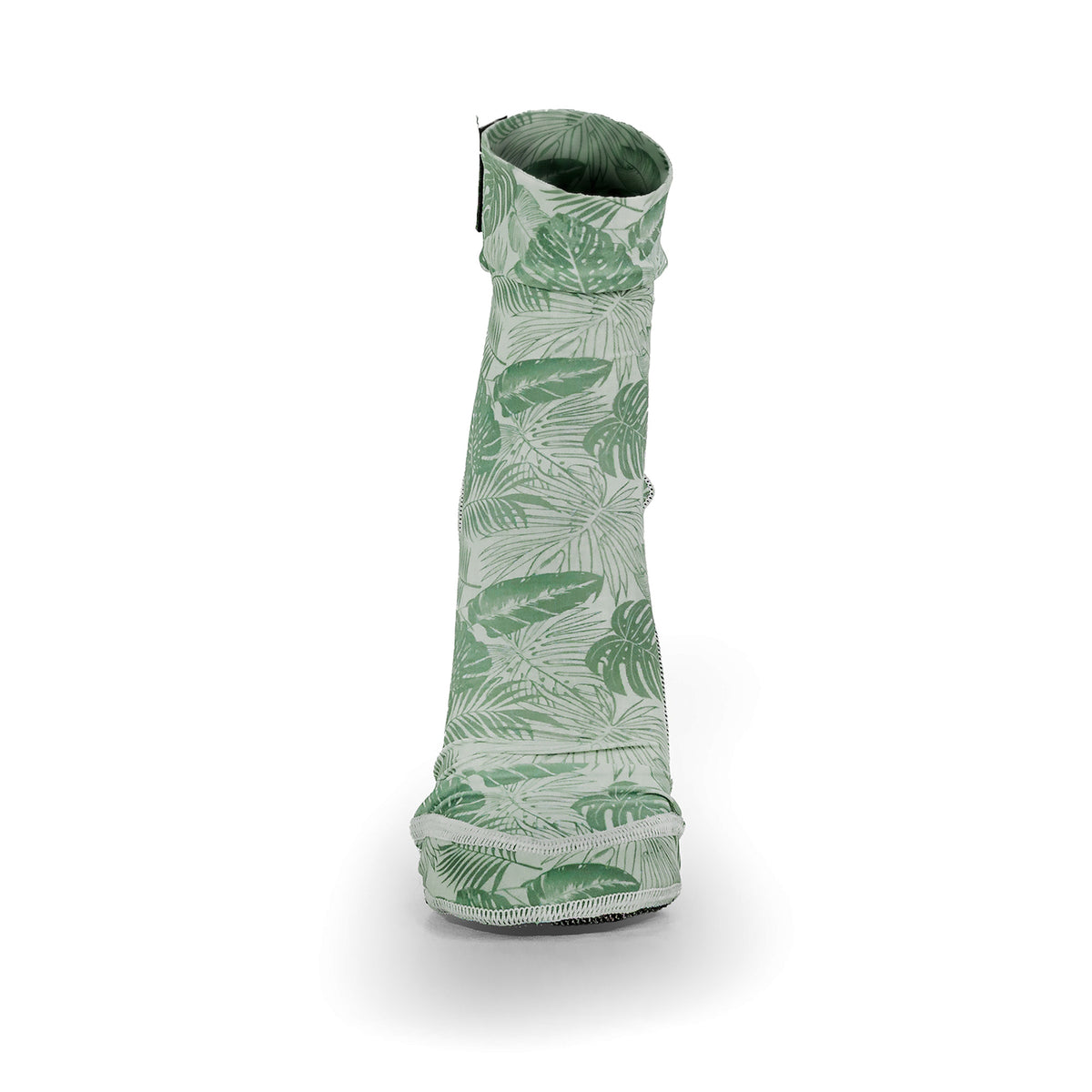 NOMADS Tropical Leaves women's beach socks, front view